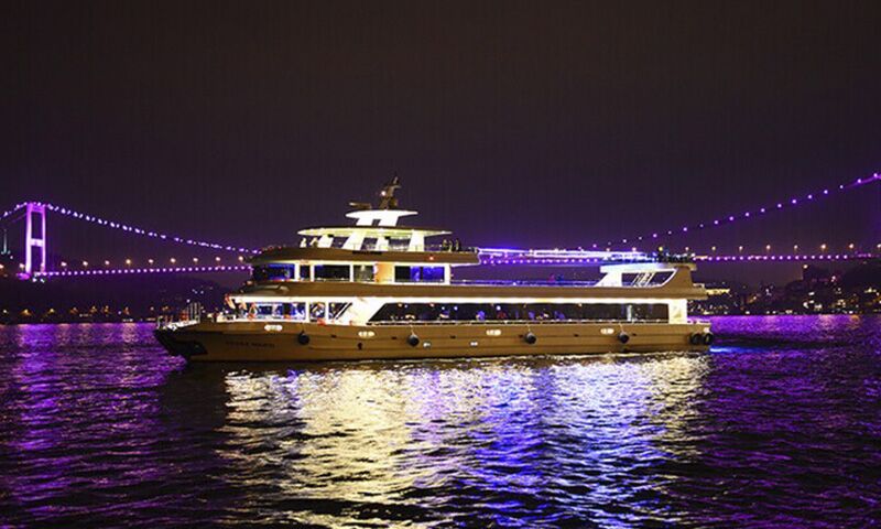 Bosphorus Dinner Cruise and Night Show 1 Bosphorus dinner cruise Istanbul — night show with Turkish music and dance